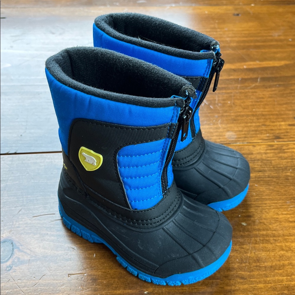 ARTIC SHIELD UNISEX TODDLER WINTER SNOW BOOTS WARM WATERPROOF INSULATED ZIP SZ 7
